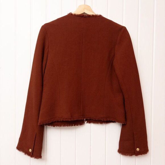 rag & bone Carmen Jacket Mahogany Size 8 - Picture 7 of 9